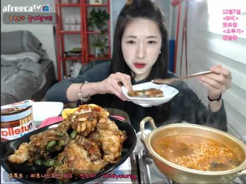 피트니스요정)요즘 핫한 맛초킹 진짬뽕 먹방 mukbang