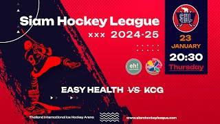 Easy Health Hustlers vs KCG | Siam Hockey League 2024-25 | Game 18 / 23.01.2025