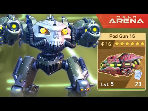 The Ultimate Ambush! Shadow + Pod Guns Will Leave Enemies Stuck and Shocked! 😵💣 Mech Arena