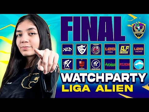 🔴 GRANDE FINAL DA LIGA ALIEN!!! WATCH PARTY RESENHA!🔴