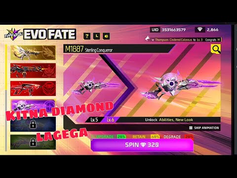 new free fire event EVO fate