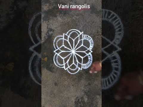 Margazhi kolangal lotus muggu padi kolam new year rangoli Vani rangolis #shorts #shortsvideo