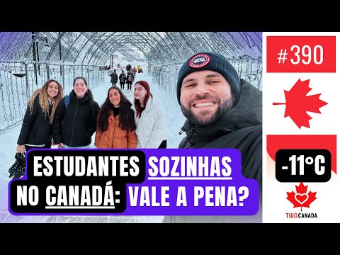 Vida de ESTUDANTE no CANADÁ: VALE a PENA? Solteiro e Sozinho? Universidade - Lake Louise/Banff- #390