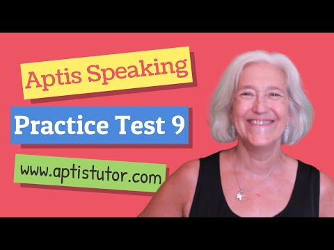 Aptis ESOL Speaking Practice Test 9 / Simulacro de Examen 9