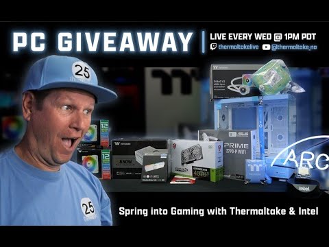 Gaming PC Giveaway WINNER ANNOUNCEMENT LIVE🧇🧇 Thermaltake | Intel🧇🧇 !giveaway !youtube !discord