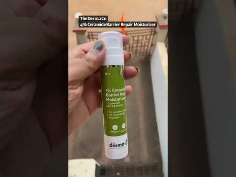 The Derma Co Niacinamide cleanser | 4% Ceramide moisturizer | #shorts #thedermaco