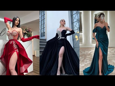 Gorgeous Dinner Dress Styles for Award✨️ || priweding drees design #fashion