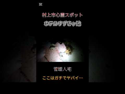 【ホテルすずきヶ池管理人宅】ここで足音が聞こえたらすぐに逃げて下さい #心霊スポット #心霊体験 #心霊オススメ #心霊 #恐怖 #心霊探索 #ホラー #廃墟 #廃墟探索 #廃墟ホテル #瀬波温泉