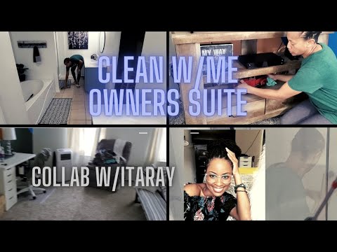 MESSY CLEANING MOTIVATION / OWNERS SUITE #cleaningwithvinegar