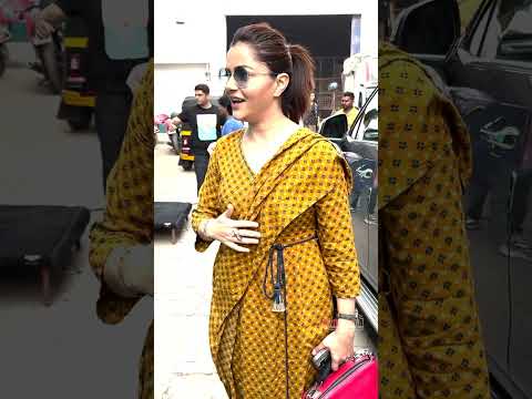 Rubina Dilaik Spotted At Laughter Chefs Season 2 Set #shorts