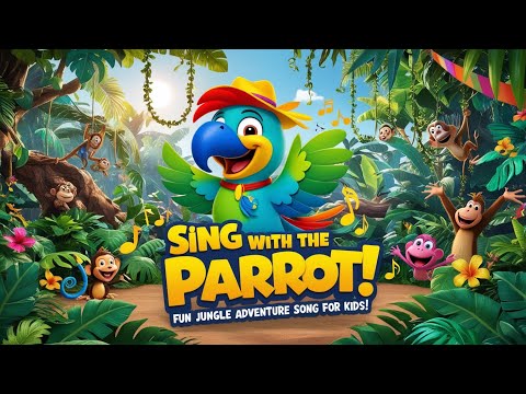 Sing with the Parrot 🦜🎶 | Fun Jungle Adventure Song for Kids