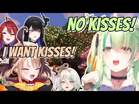 HoloEN Girls DESPERATELY Wants Fauna’s Kisses As Payment [Fauna’s Minecraft World Tree | Hololive]