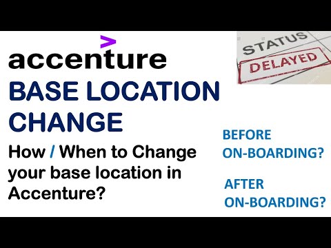 Accenture Location Change | How to change your Base Location in Accenture | Accenture Updates 2023