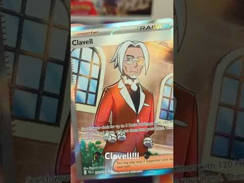 Director Clavell Himself!!! #pokemon #pokemontcg #pokemoncards #packopening #paldeaevolved