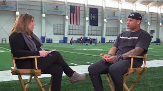 FOX 2 sits down with Lions running back David Montgomery who is returning after a knee injury