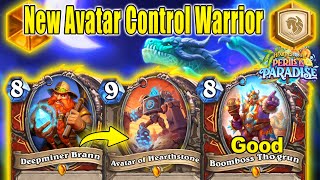 New Legendary Control Warrior Deck Is Strongest To Craft! Perils in Paradise Mini-Set | Hearthstone