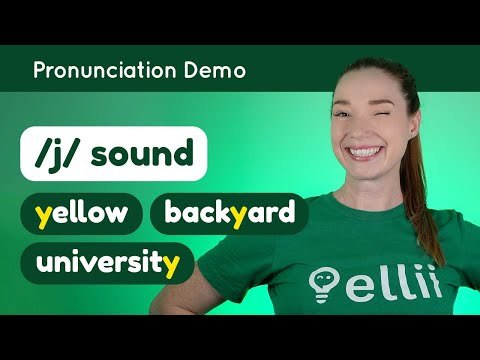 Pronouncing /j/ – English Pronunciation Lesson (Part 1)