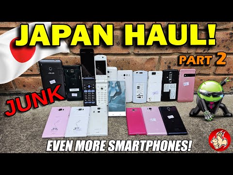 SMOOREZ JAPAN HAUL Part 2 - MORE JUNK Smartphones! (Rambly Show & Tell)