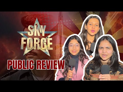 Sky Force Public Review | Sabse Zabardast Indian Air Force Movie ✈️ | Veer P x Akshay K ka Dhamaka!