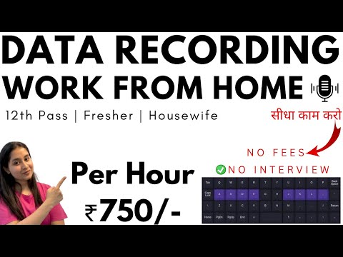 12th Pass Work From Home Jobs | Data Entry Work From Home | Data Entry Online Jobs For Students ✅