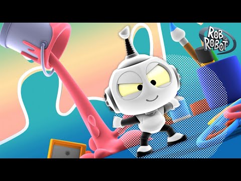 Let's Make A Clay Model Rocket!  🚀 | Rob The Robot | Preschool Learning