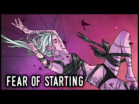 Afraid to Start // Planning Big Art Projects // Tarot Card Painting