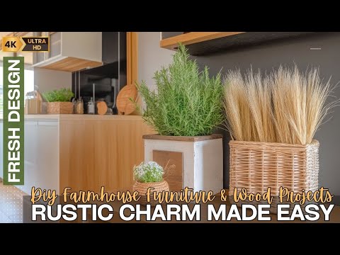 Rustic Charm Made Easy: DIY Farmhouse Furniture and Wood Refinishing Projects