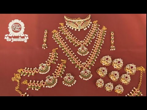 Unboxing_stone bridal set online & offline review| Imitation jewellery online shopping