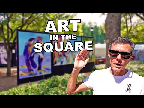 Long days & nights at Art in the Square - Southlake, Texas