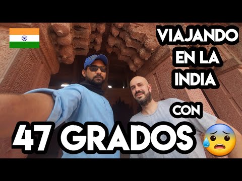 Cómo se siente 47 ° 😨 en India !! viajando la India en Mayo/Junio 😳 #vlogsdeindia