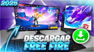 Como DESCARGAR FREE FIRE para PC 2025 en PC GAMA BAJA Y ALTA ✅PABRY YT