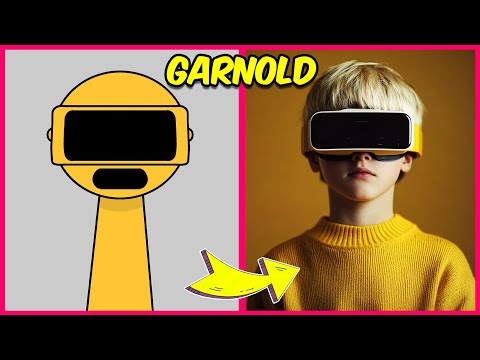 INCREDIBOX SPRUNKI Characters as HUMANS 🤑😎 + 🔊Guess The Incredibox Sprunki Characters by their VOICE