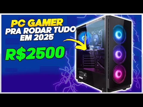 PC GAMER CUSTO BENEFICIO pra RODAR TUDO no GRAFICO ALTO em 2025