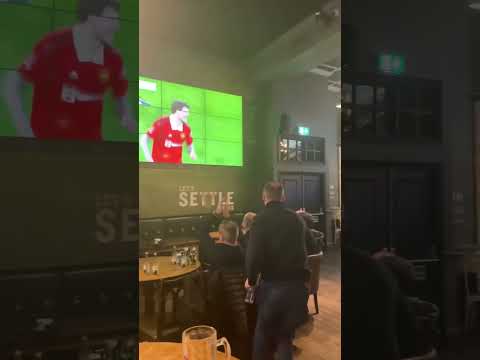 Thai fans watch #manunited made it to #FAcup final! #football #ดูบอล #glasgow #scotland #brighton