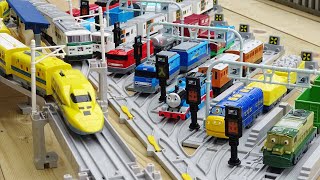 Plarail Shinkansen & JR Train ☆ I played with Chuggington's trains at the depot course