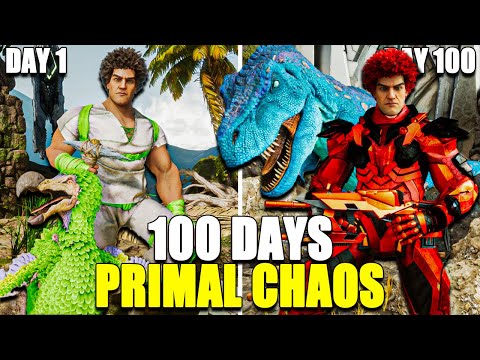 I Spent 100 Days Trying to Beat Primal Chaos | ARK Survival Ascended