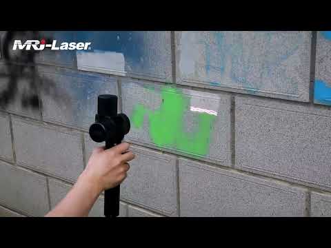 300W laser cleaning machine for graffiti removal