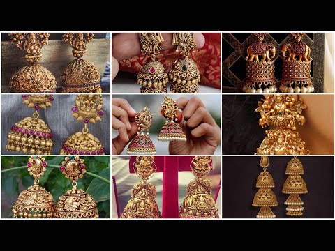 Gold Buttalu Earrings Collections | Latest Gold Jhumka Designs| Gold Buttalu Earrings | Krishnapriya