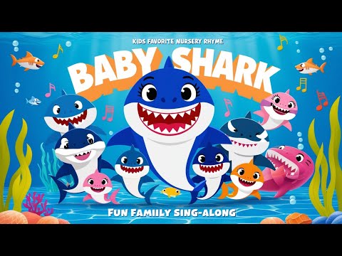 Baby Shark Song 🦈 | Kids Favorite Nursery Rhyme | Fun Family Sing-Along