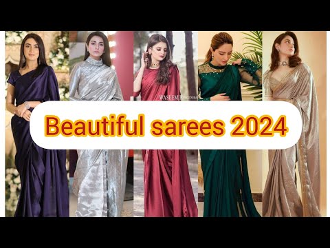 saree designs 2024#trendy saree latest#fashion #partywear sarees collection ~fashionregistrybymano