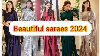 saree designs 2024#trendy saree latest#fashion #partywear sarees collection ~fashionregistrybymano