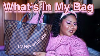 WHATS IN MY BAG ! | LV NEVERFULL MM | WHATS IN MY PURSE 2024