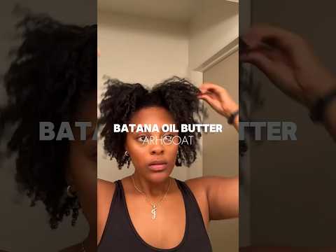 My hair was super dry after a week's worth of wearing my twist out so I tried out Batana Oil Butter