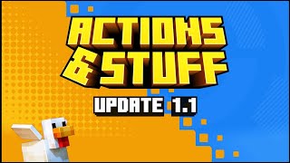 Exploring  Actions & Stuff 1.1 Update in Minecraft! 🥑