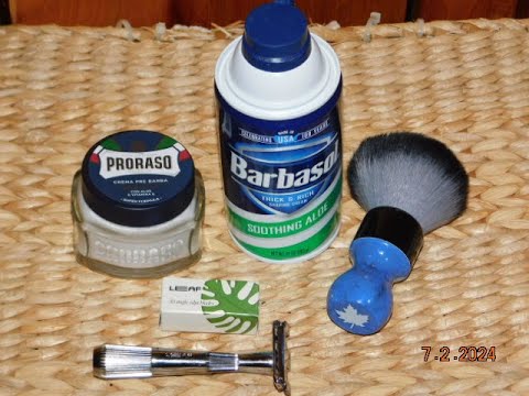 Birthday Shave with Barbasol & The Thorn: