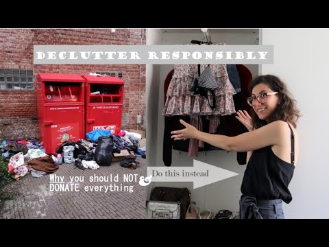 Tips to declutter sustainably | MINIMALISM | what to do after declutter instead of donate