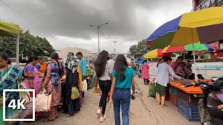 Vishrantwadi Market, Pune , Maharashtra, India| 4K Walking Tour | Nomad Ambience