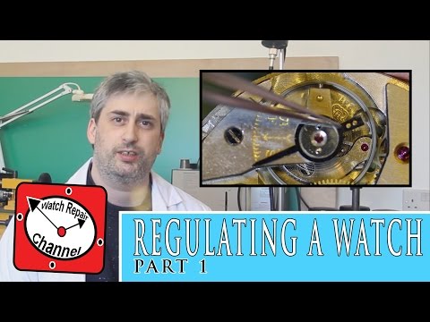 How to regulate a mechanical watch - watch repair tutorial