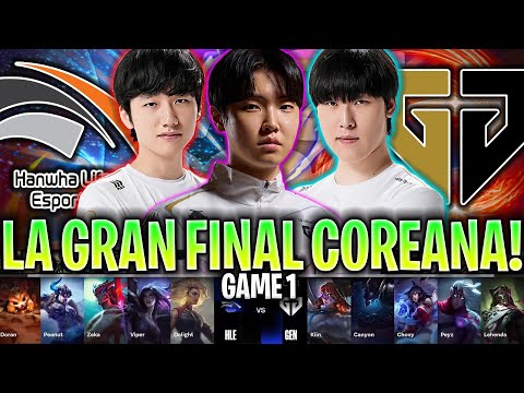 REPITEN LA GRAN FINAL DE LA LCK EN EL MUNDIAL!😱 | HLE vs GEN Game 1 SWISS STAGE WORLDS 2024 LVP