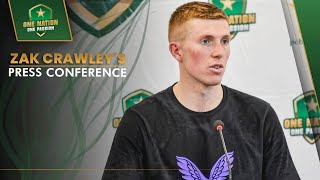 England's Opening Batter Zak Crawley's Pre-Series Press Conference at Multan Cricket Stadium | PCB